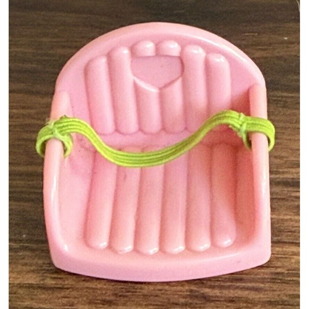 Fisher Price Loving‎ Family Dollhouse Pink Baby Booster Seat w/ Strap Furniture